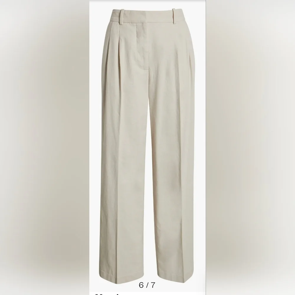 Open Edit Everyday Linen Blend Pants • Grey Moonbeam 2️⃣ - Picture 6 of 11